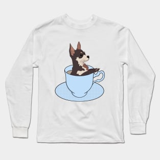Funny Dog Lover Teacup Chihuahua Long Sleeve T-Shirt